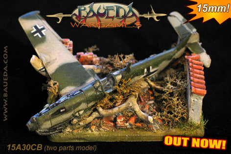Objective Downed BF109-e + Small Base 15mm