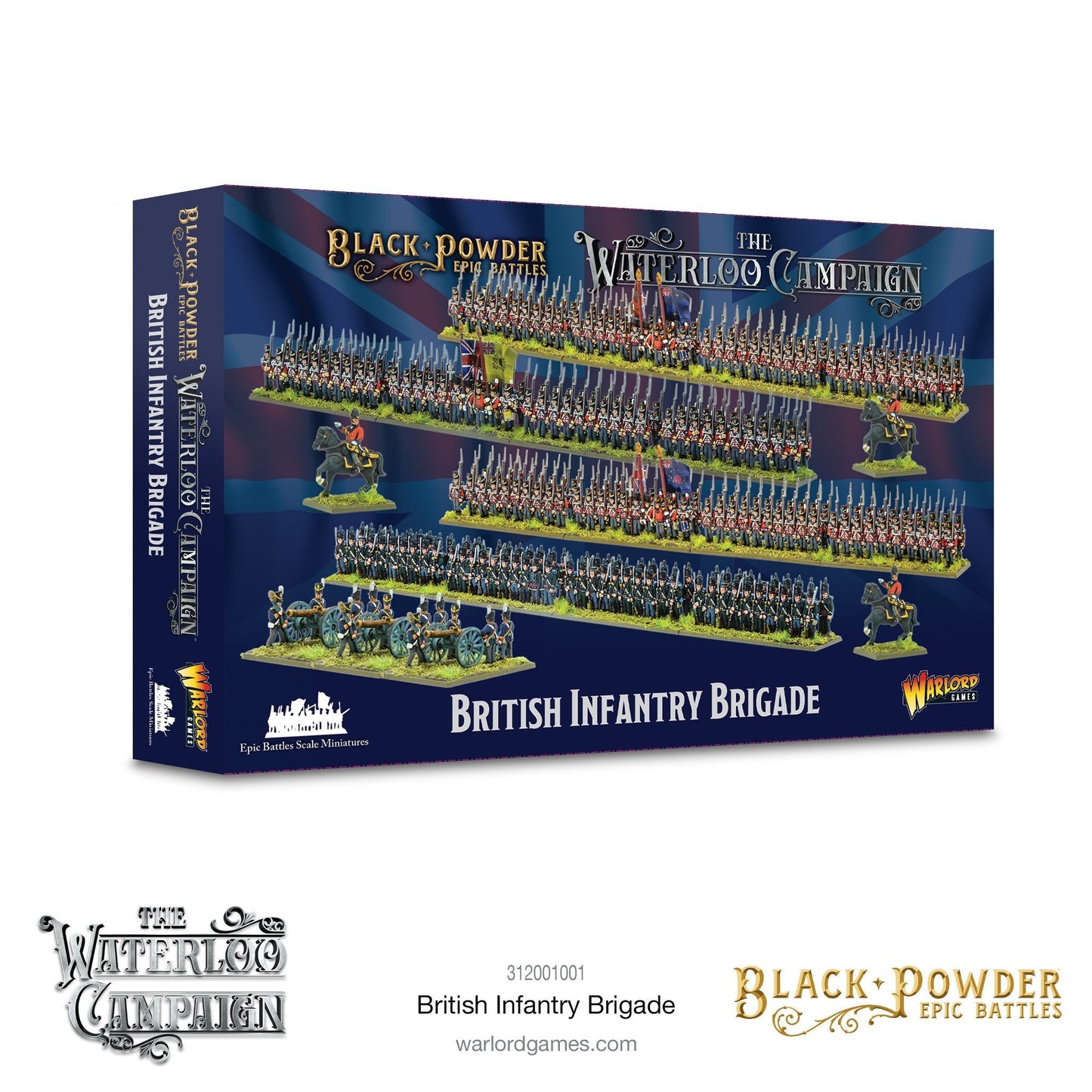Black Powder Epic Battles: Waterloo - British Infantry Brigade