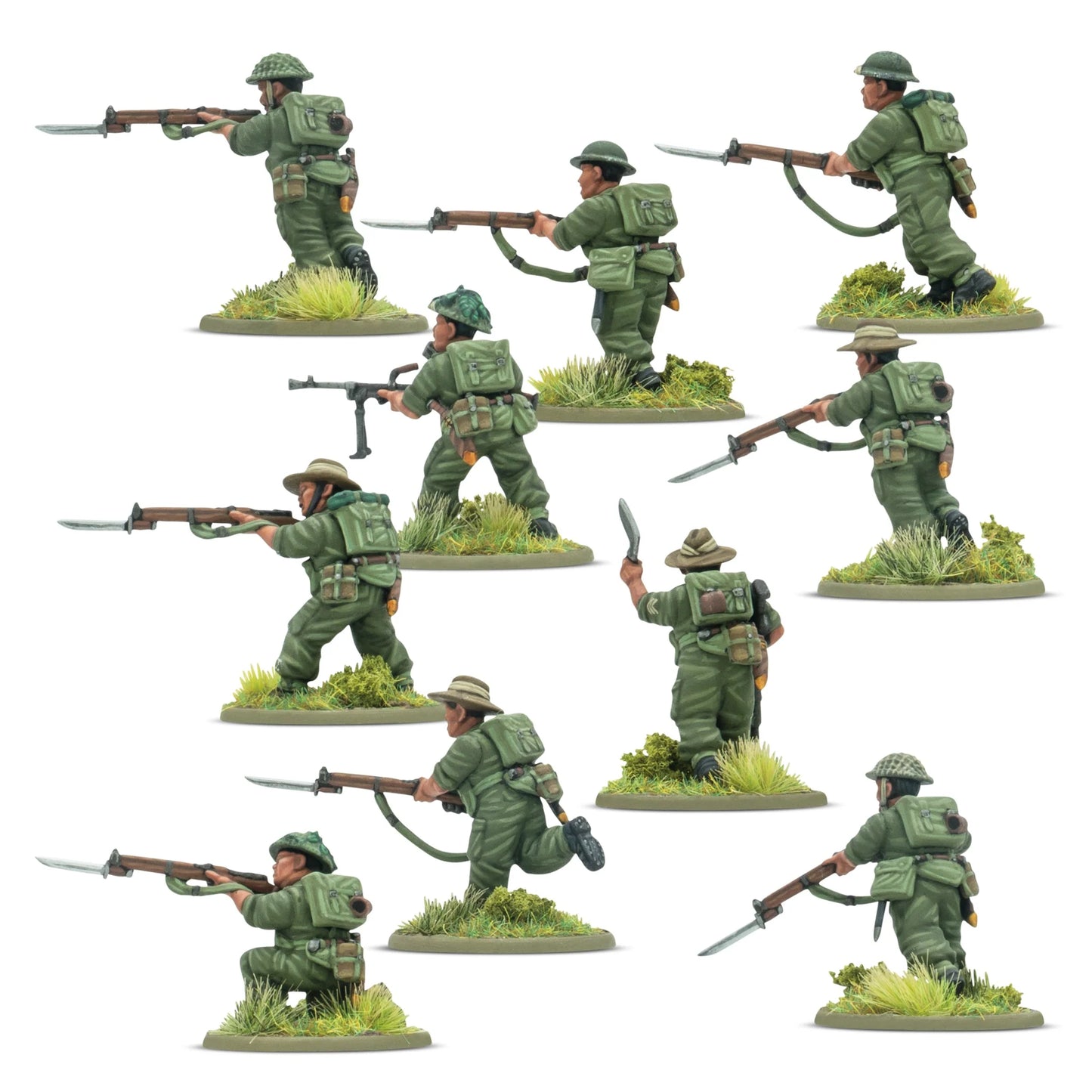 Bolt Action Gurkha Infantry Platoon