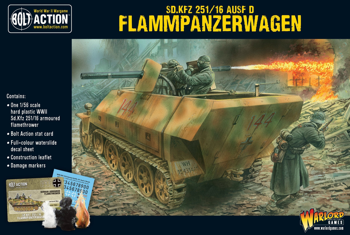 Bolt Action Sd.Kfz 251/16 AUSF D30. Flammpanzerwagen