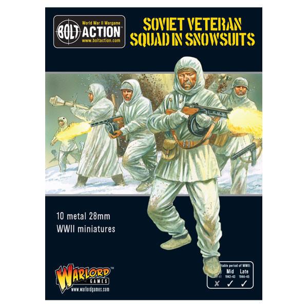 Bolt Action Soviet Veteran Squad in Snowsuits
