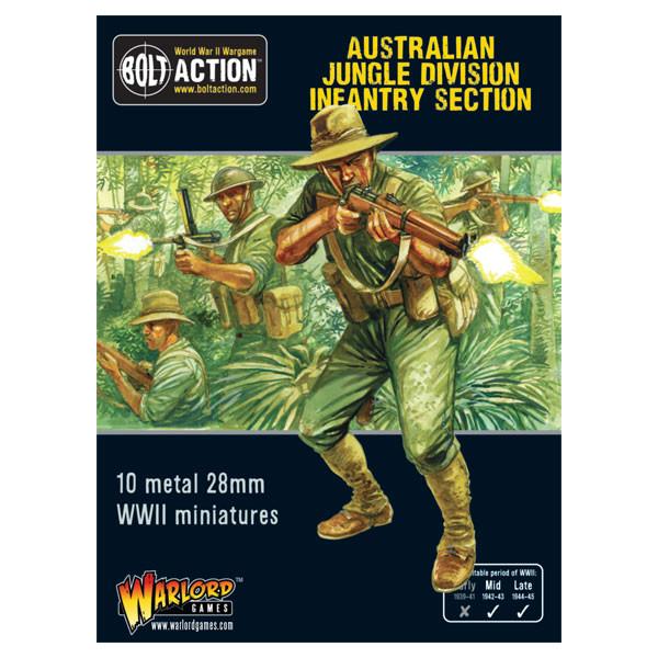 Bolt Action Australian Jungle Division Infantry Section (Pacific)
