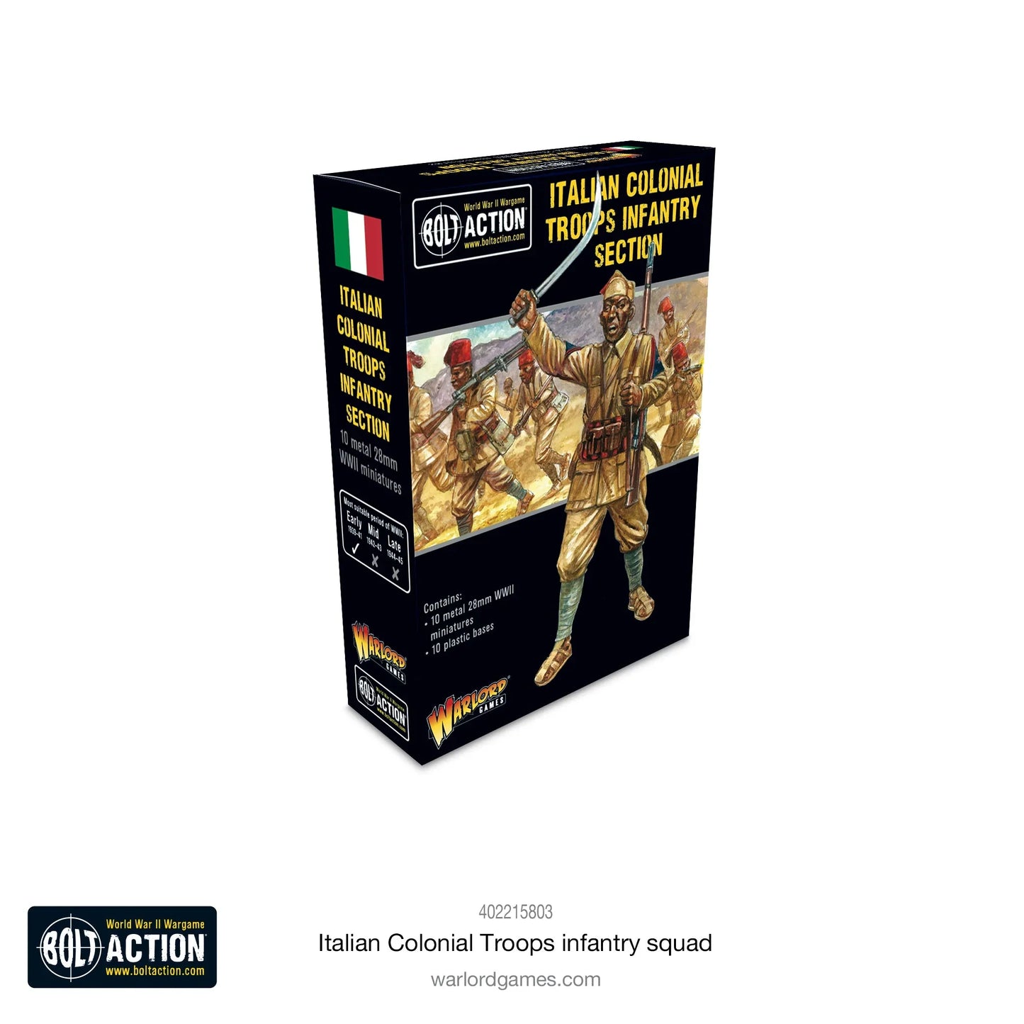 Bolt Action Italian Colonial Troops Infantry Squad