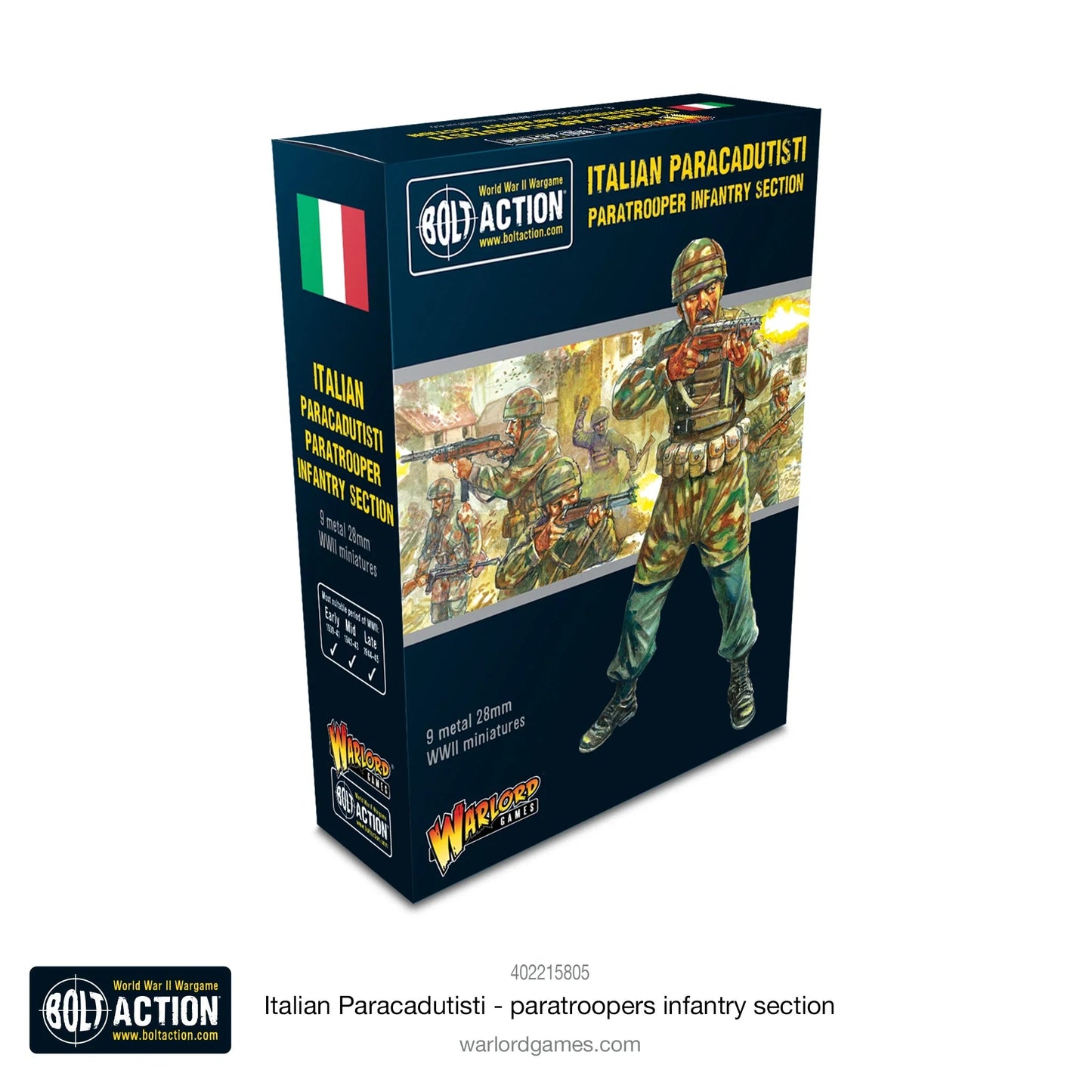 Bolt Action Italian Paracadutisti Paratrooper Infantry Section