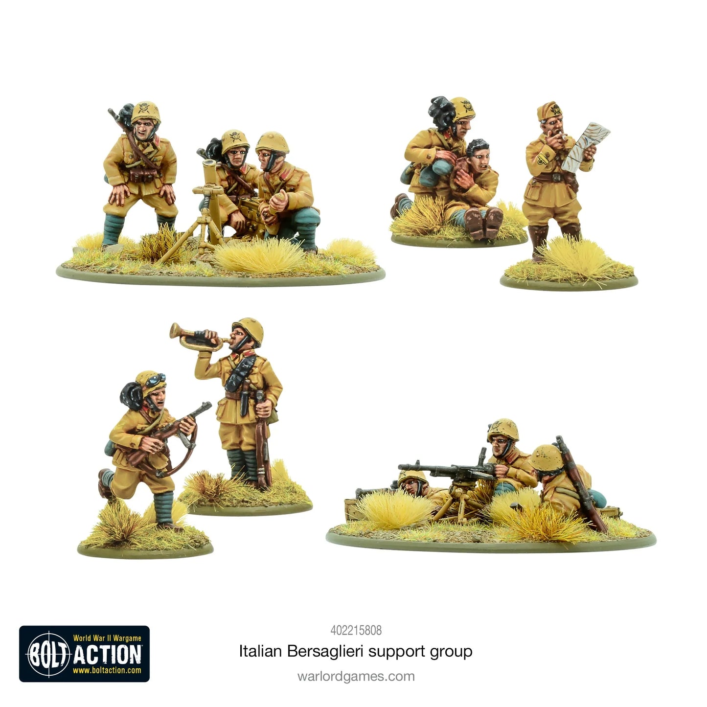 Bolt Action Italian Bersaglieri Support Group