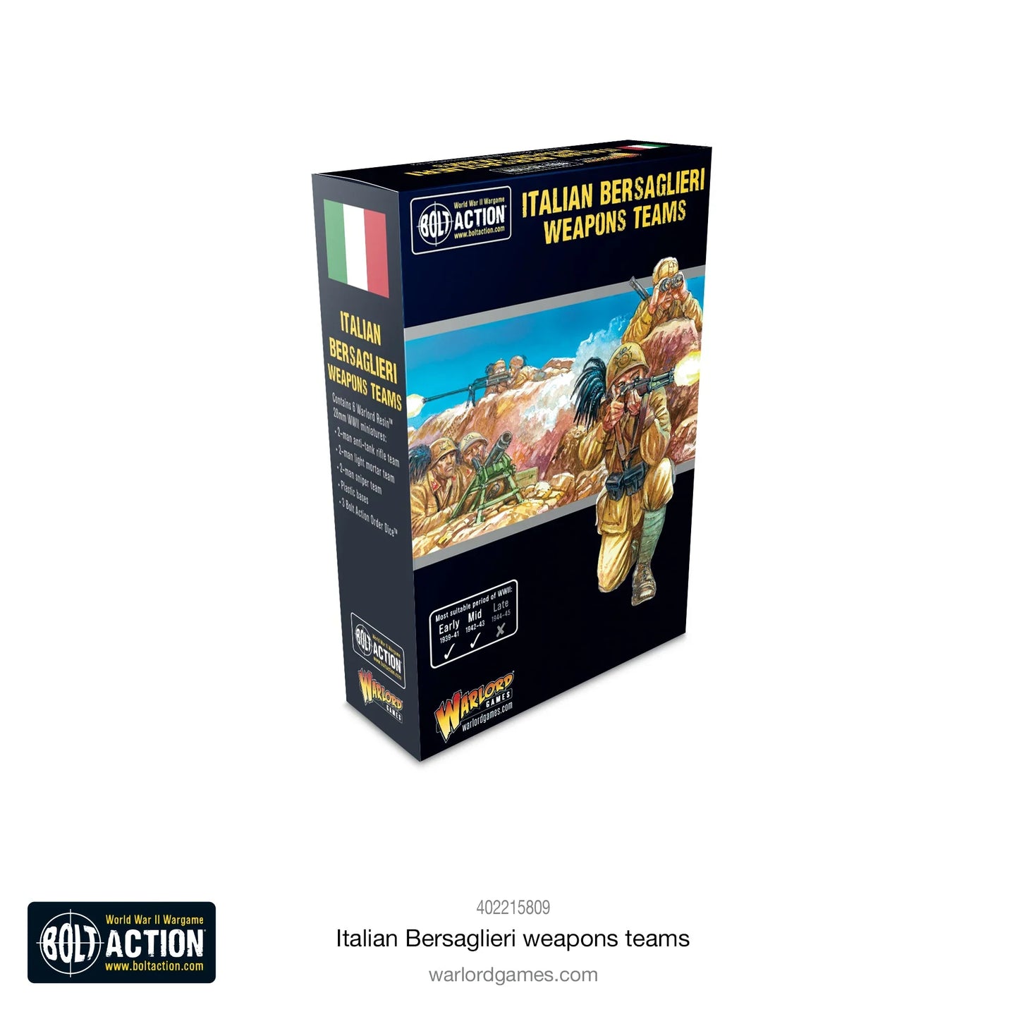 Bolt Action Italian Bersaglieri Weapons Teams