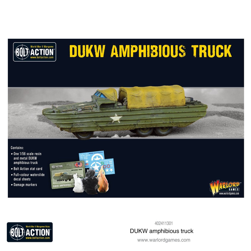 Bolt Action US Army DUKW Amphibious Truck