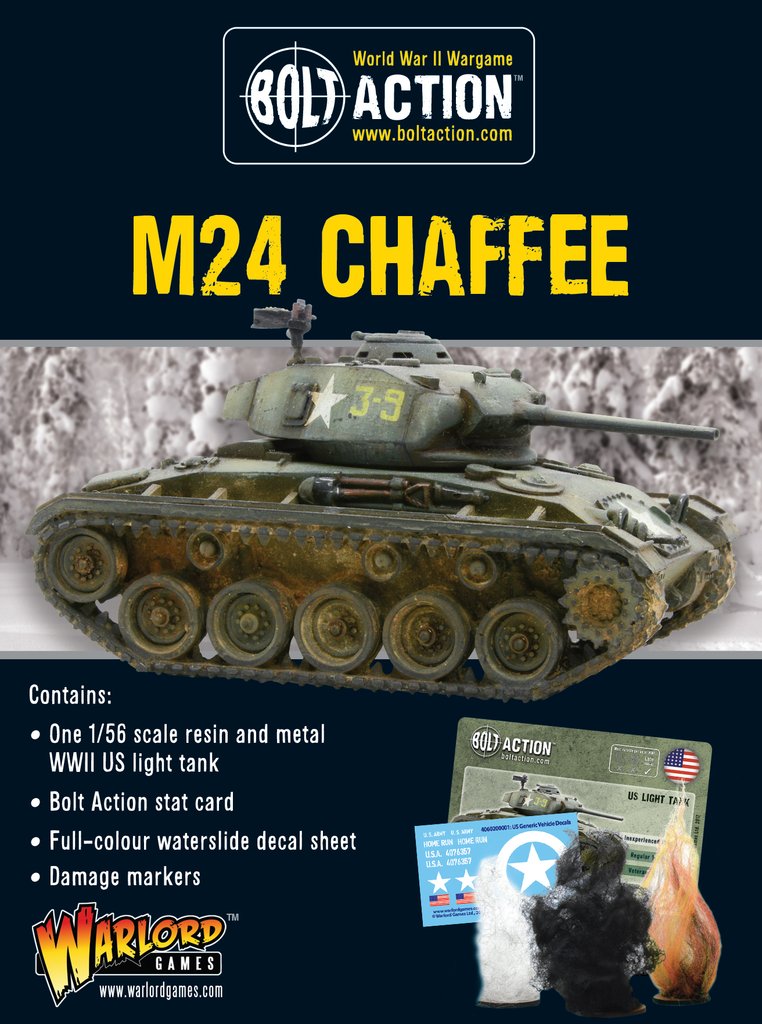 Bolt Action US Army M24 Chaffee Light Tank