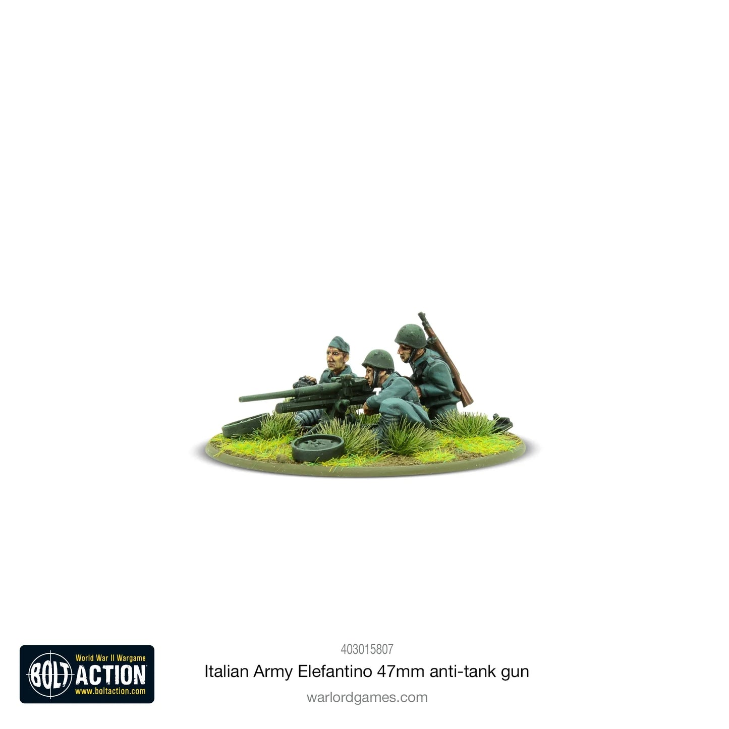 Bolt Action Italian Army Elefantino 47mm anti-tank gun