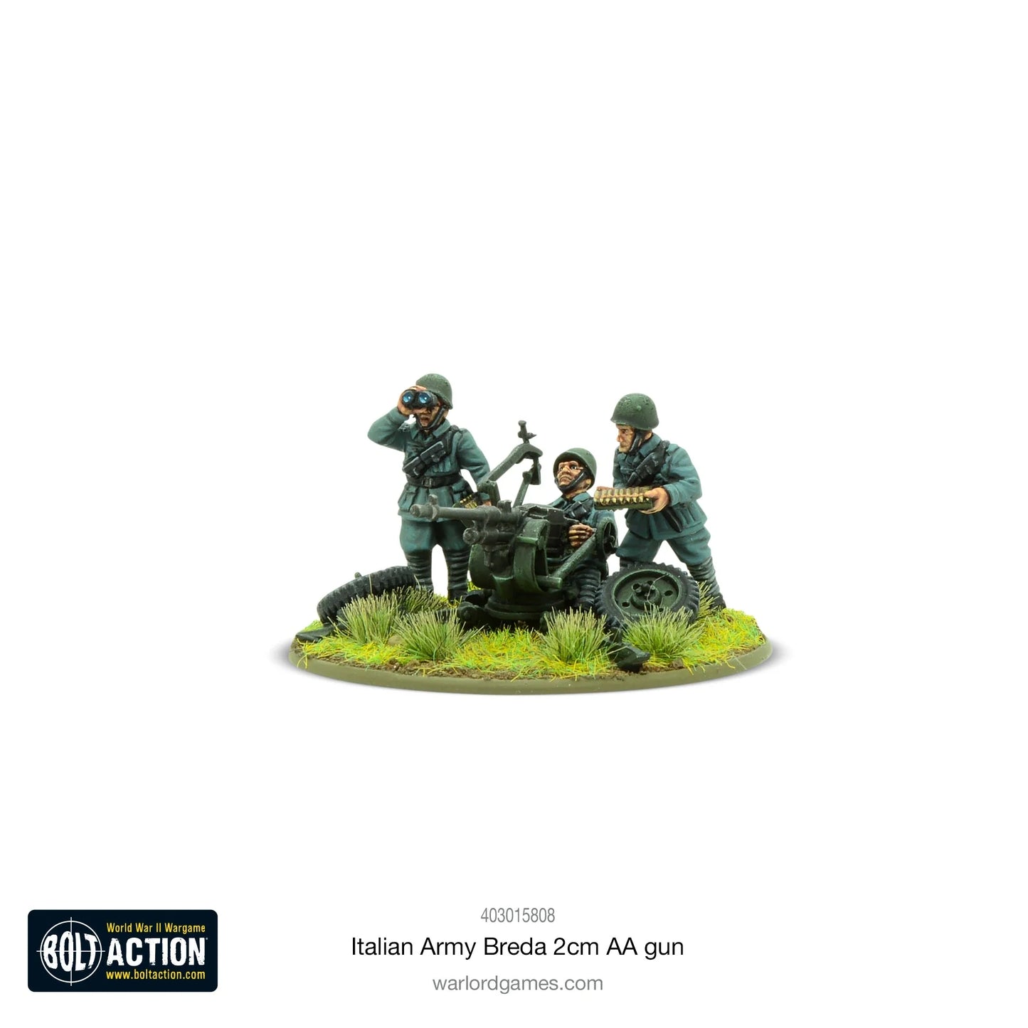 Bolt Action Italian Army Breda 2cm AA gun