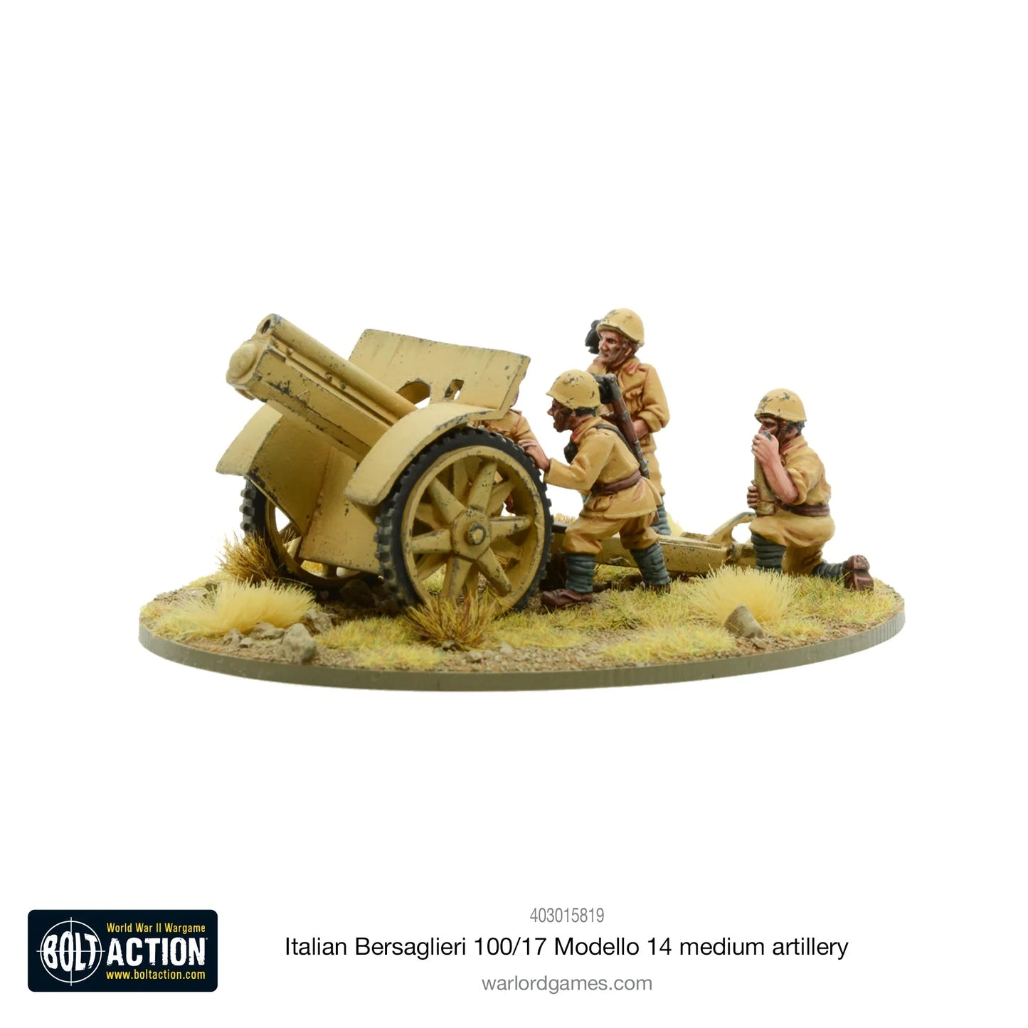 Italian Bersaglieri 100/17 Modello 14 medium artillery