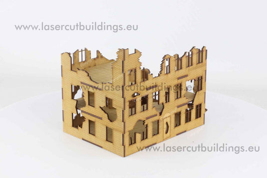 Tenement Brick House I, Destroyed Version 28mm
