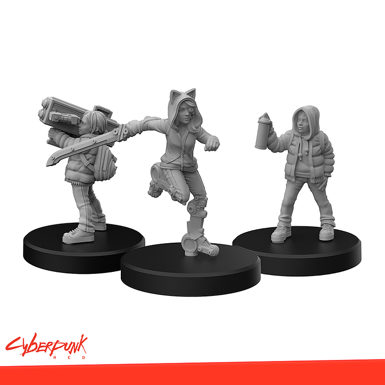 Cyberpunk RED Miniatures - Generation Red