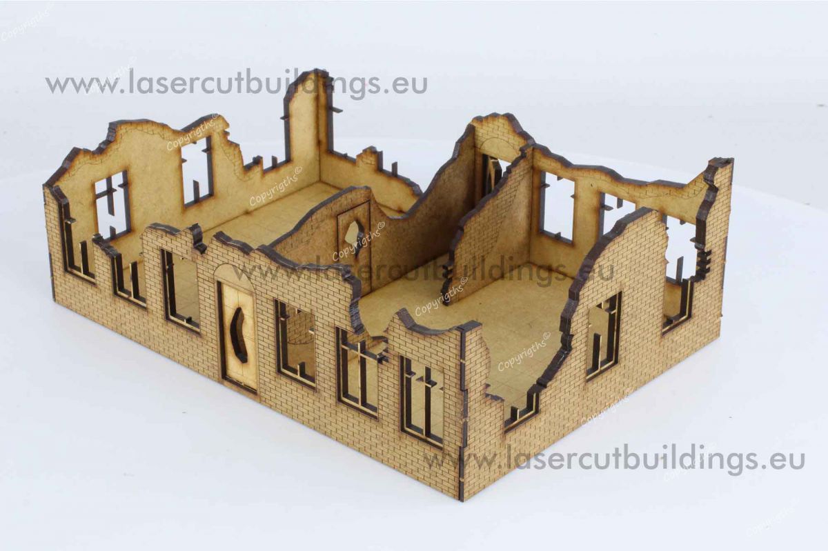 Townhouse 2nd Generation - One-Story Ruin 28mm