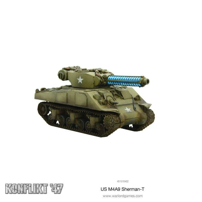 Konflikt '47 M4A9-T Sherman with Tesla Cannon