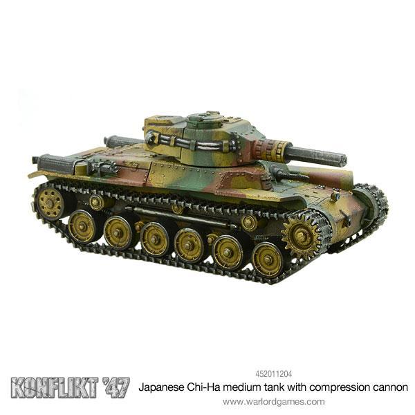 Konflikt '47 Japanese Chi-Ha Medium Tank with Compression Cannon MTO