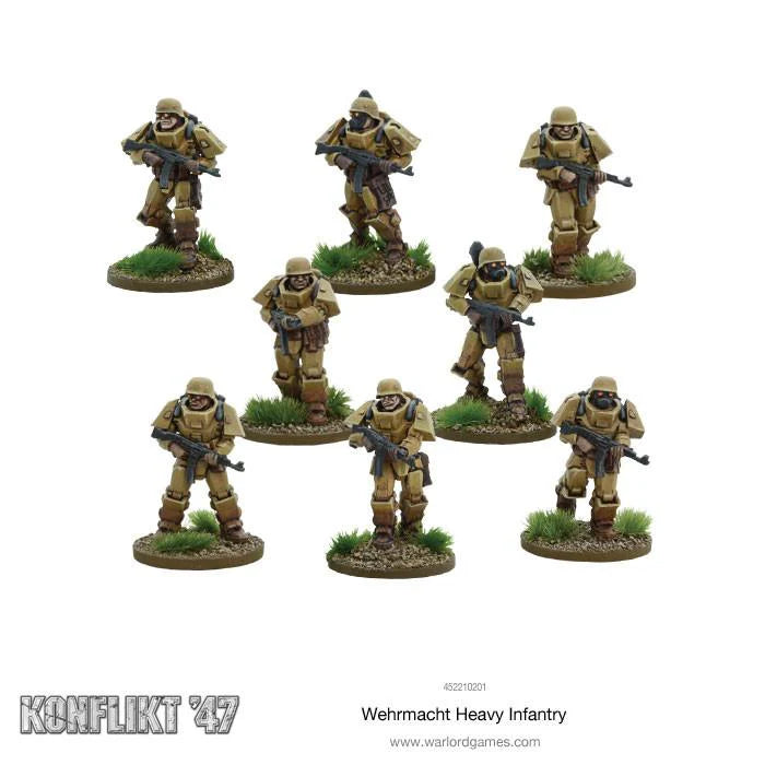 Konflikt '47 Axis German Wehrmacht Heavy Infantry Squad MTO