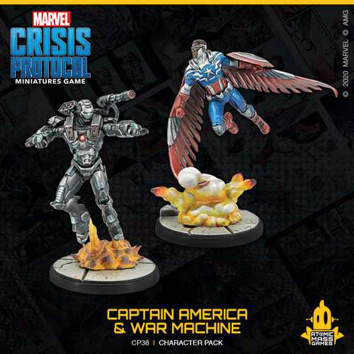 Marvel Crisis Protocol Captain America & War Machine