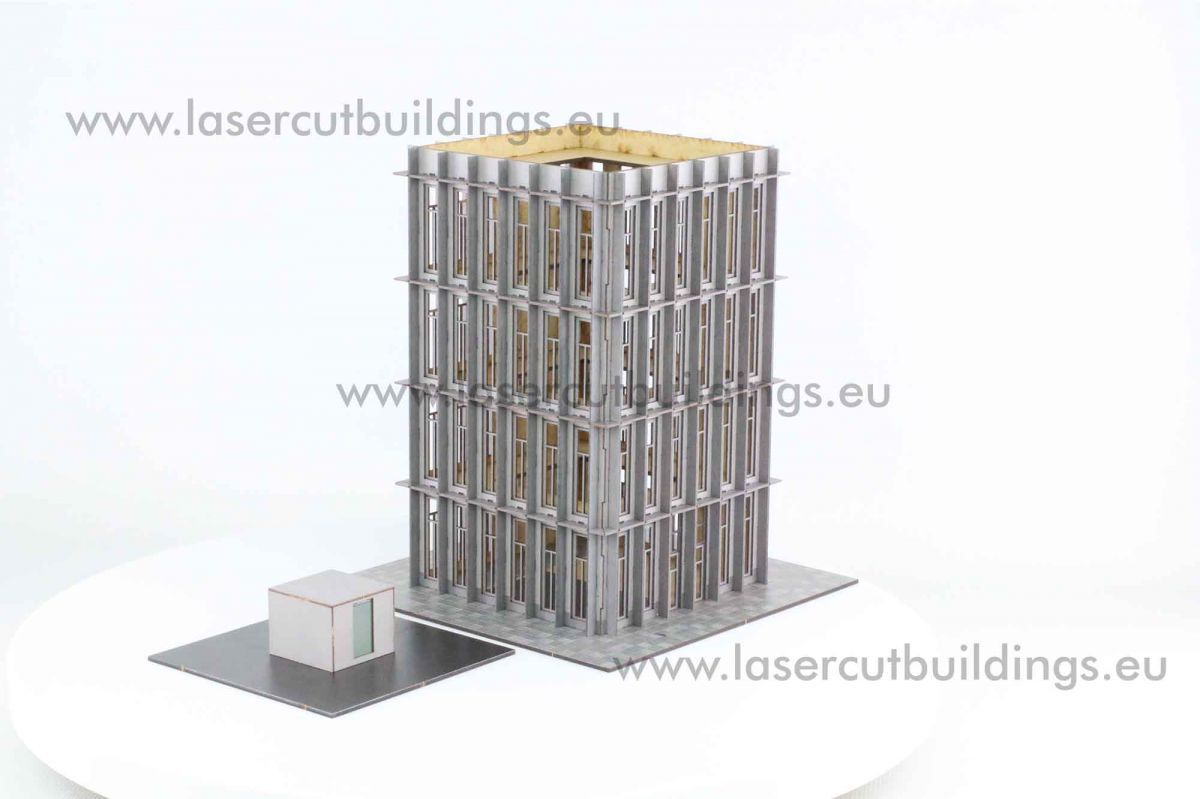 Office Building 28mm Pre-Painted