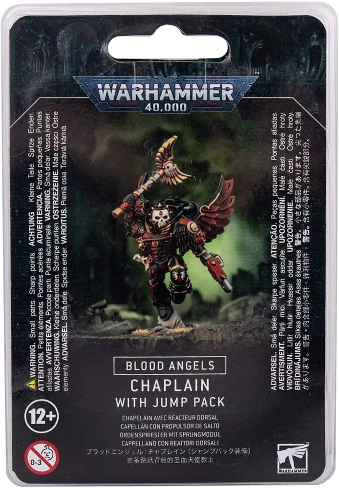 Blood Angels Chaplain With Jump Pack