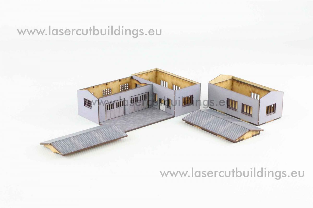 Workshop Building 2 28mm Pre-Painted