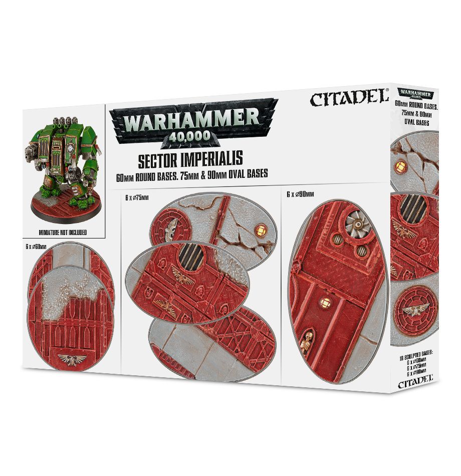 Sector Imperialis: 60mm RD+75/90mm Oval Bases