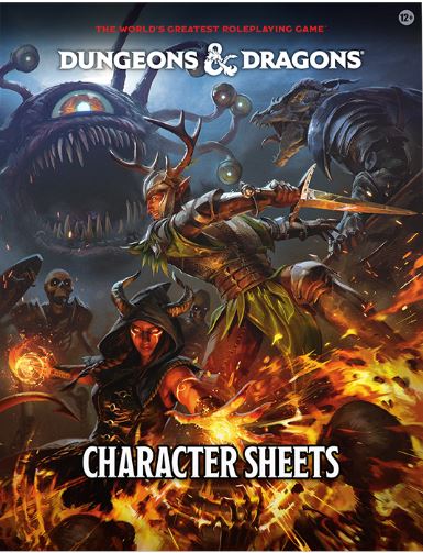 Dungeons & Dragons RPG: Character Sheets (2024)