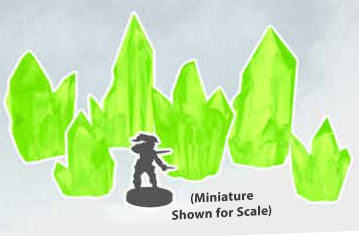 Monster Scenery: Peridot Crystals