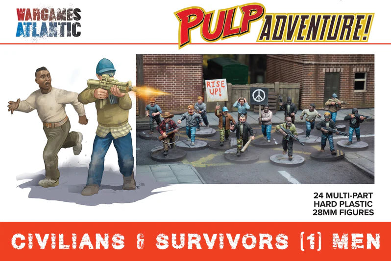 Pulp Adventure Civilians & Survivors (1) Men
