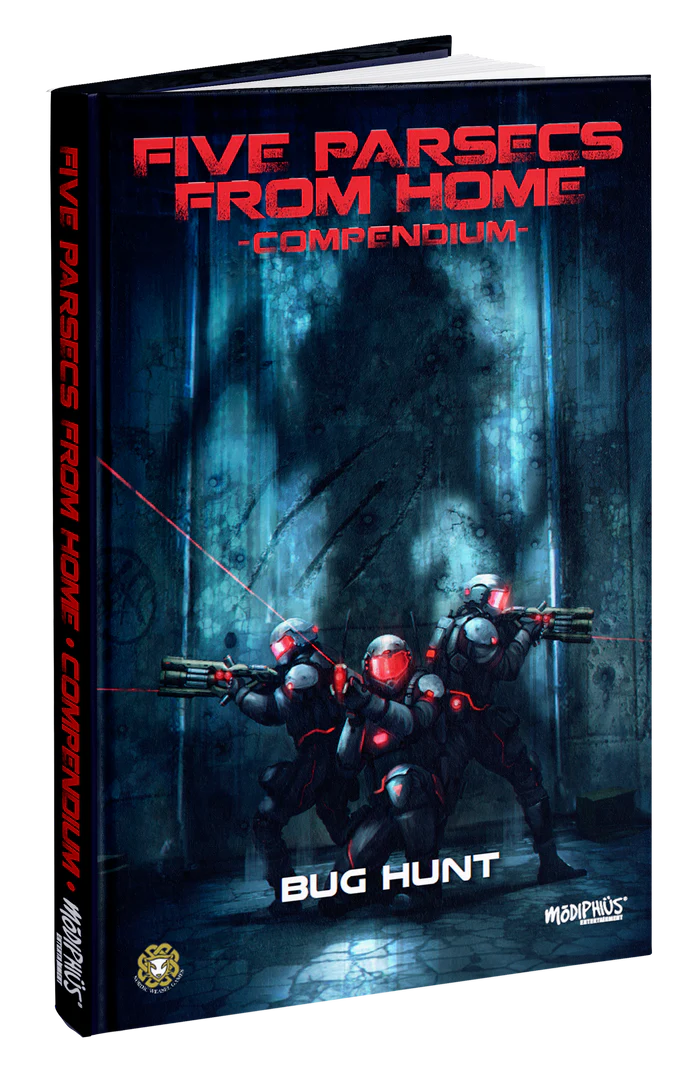 Five Parsecs From Home Rulebook Compendium with Bug Hunt