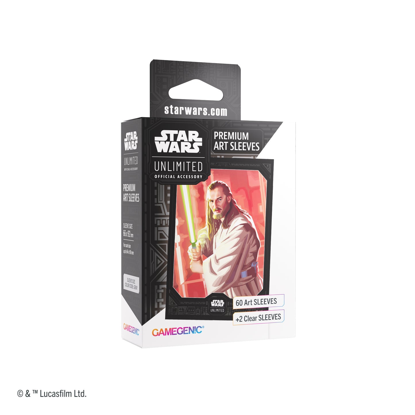 Star Wars Unlimited Premium Art Sleeve Qui Gon Jinn