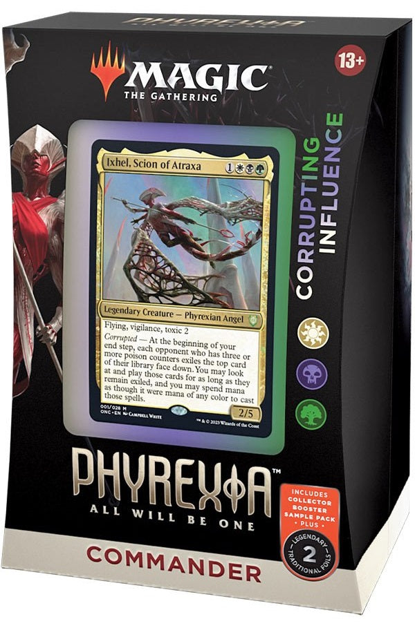 Phyrexia: All Will Be One Commander Deck -Ixhel, Scion of Atraxa: Corrupting Influence - Magic the Gathering