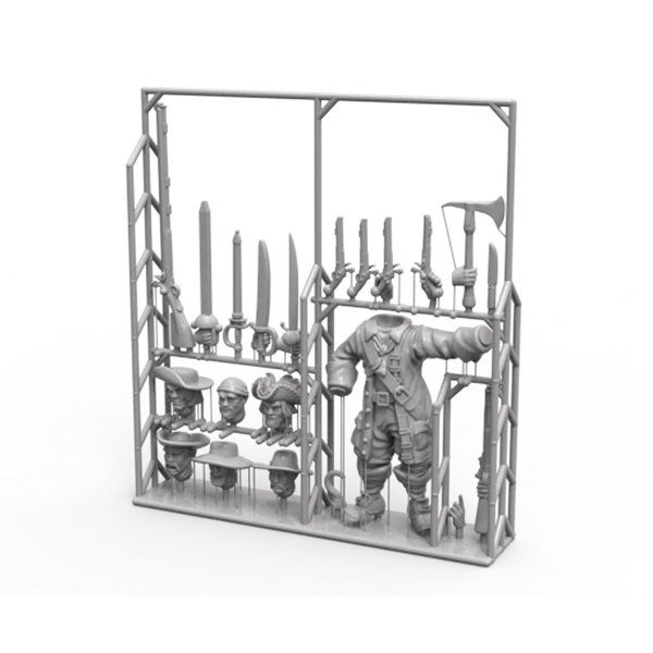 Port Royal Customizable Character Sprue