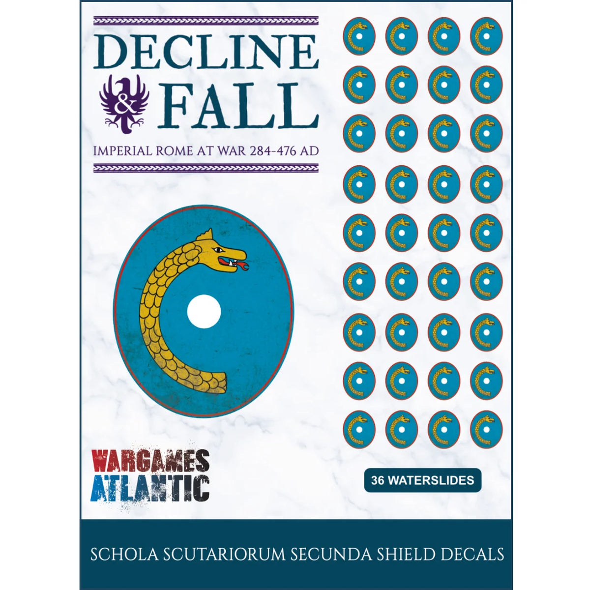Decline & Fall Shield Decals