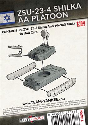 WWIII: Team Yankee Oil War Israeli ZSU-23-4 Shilka AA Platoon