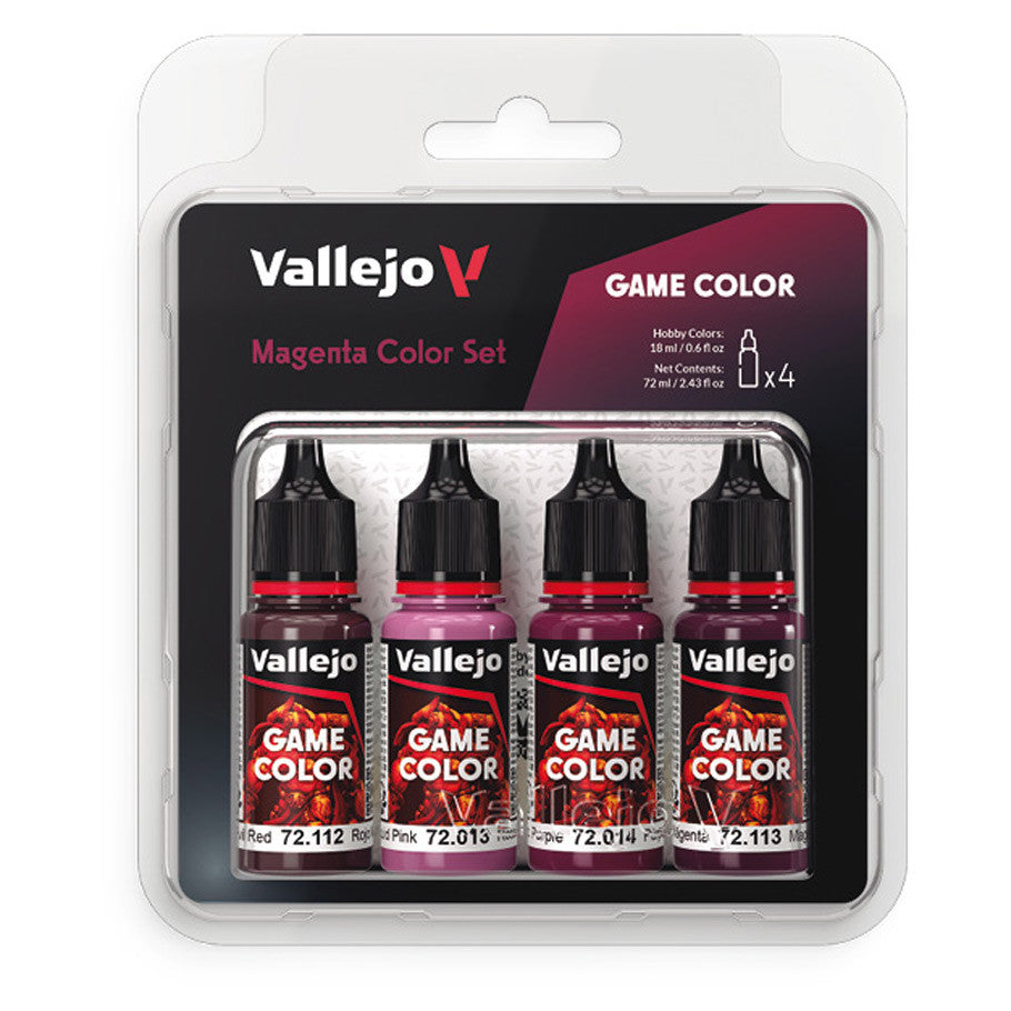 Vallejo Game Color Magenta Set (4)