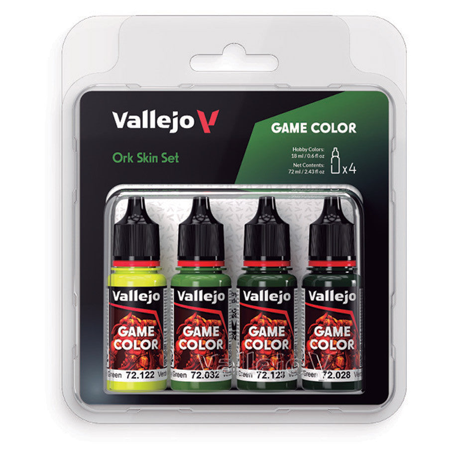 Vallejo Game Color Ork Skin Set (4)