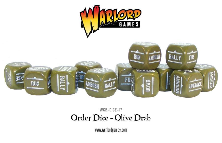 Bolt Action Orders Dice