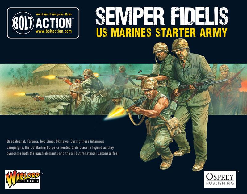 Bolt Action US Marines Semper Fidelis - US Marines Starter Army