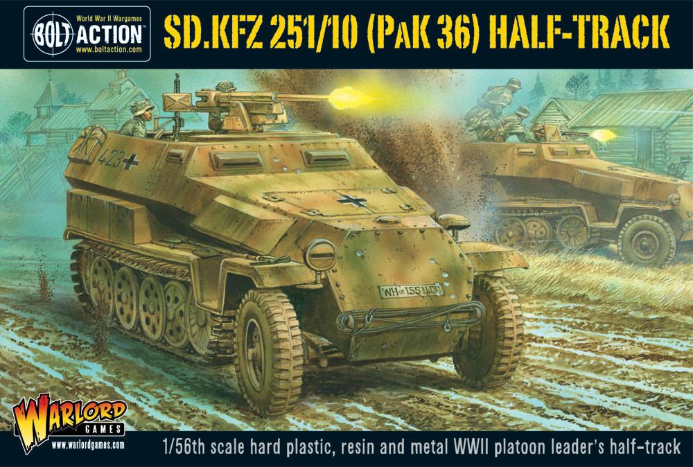 Bolt Action German SD.KFZ 251/10 Half track (3.7CM PAK)
