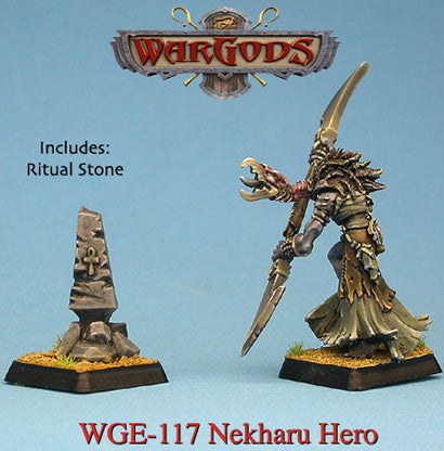 WarGods of Aegyptus Nekharu Hero With Ritual Stone