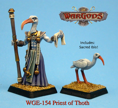 WarGods of Aegyptus Priest Of Thoth With Sacred Ibis