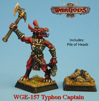 WarGods of Aegyptus Typhon Captain, with Pile Of Heads