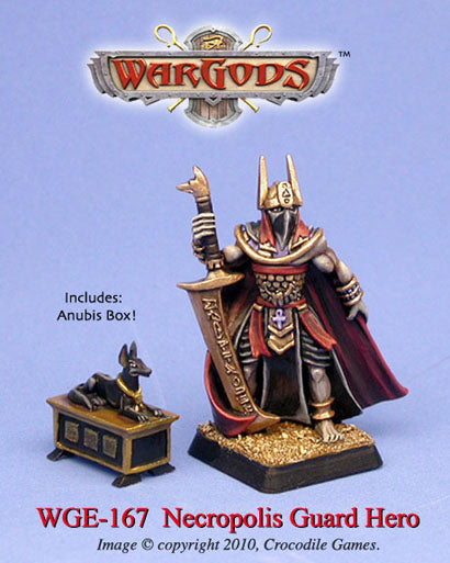 WarGods of Aegyptus Necropolis Guard Hero With Anubis Box