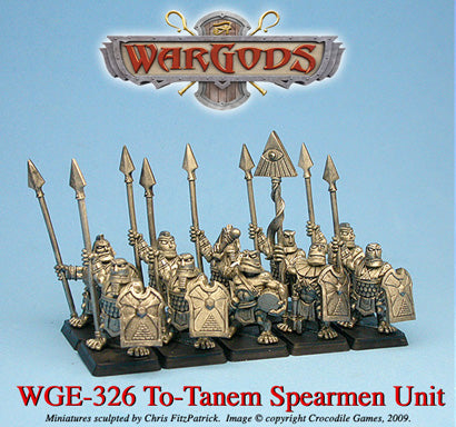 WarGods of Aegyptus To-Tanem Spearmen Unit