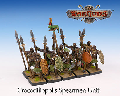 WarGods of Aegyptus Crocodiliopolis Spearmen Unit (10)