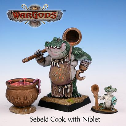 WarGods of Aegyptus Sebeki Cook With Niblet