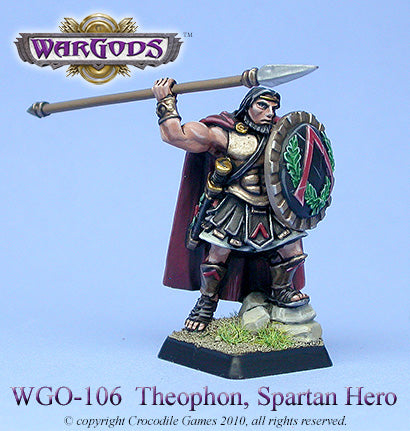 WarGods of Olympus Theophon, Spartan Hero