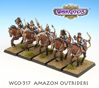 Wargods of Olympus Amazon Outriders Unit (5)