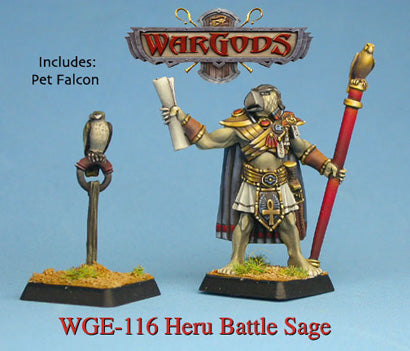 WarGods of Aegyptus Heru Battle Sage With Pet Falcon